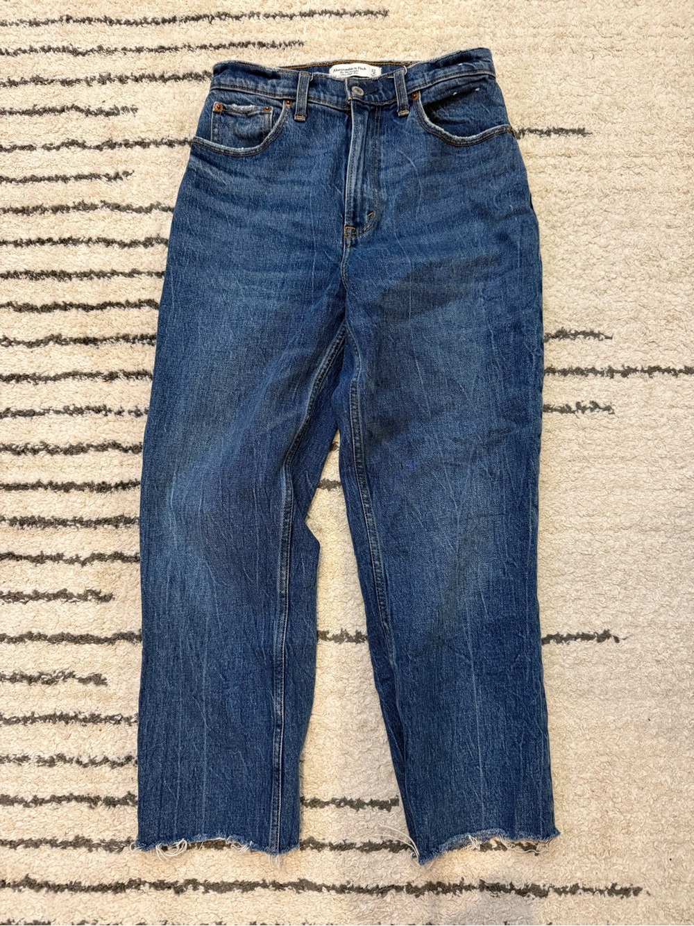 Abercrombie & Fitch 90’s Straight Ultra High Rise Curve Love Size 27/4S